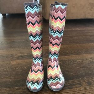 Missoni for Target Rainboots